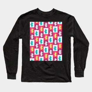 Cacti in rectangles Long Sleeve T-Shirt